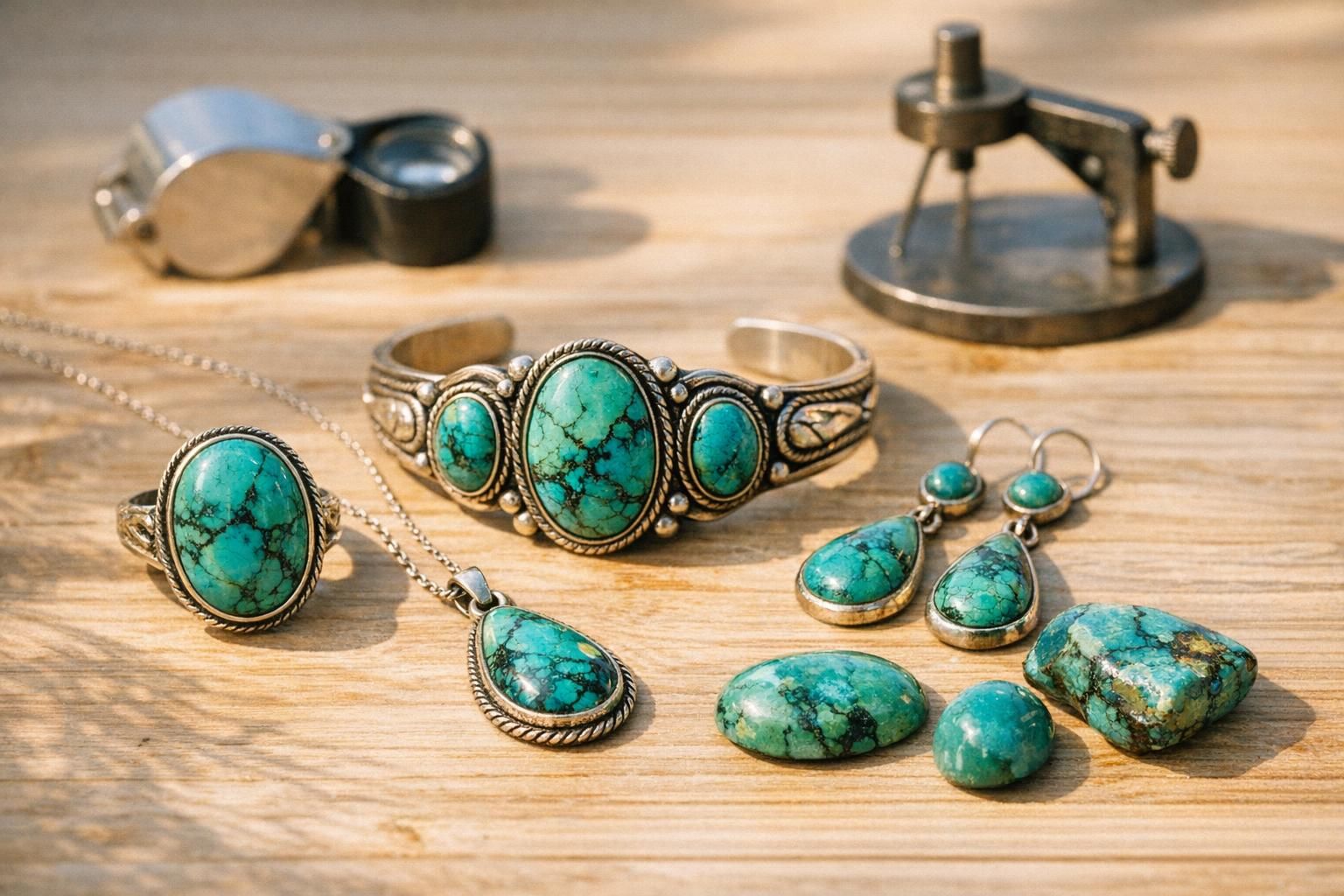 découvrez comment reconnaître une turquoise de qualité et éviter les pierres traitées grâce à nos conseils experts en joaillerie turquoise.