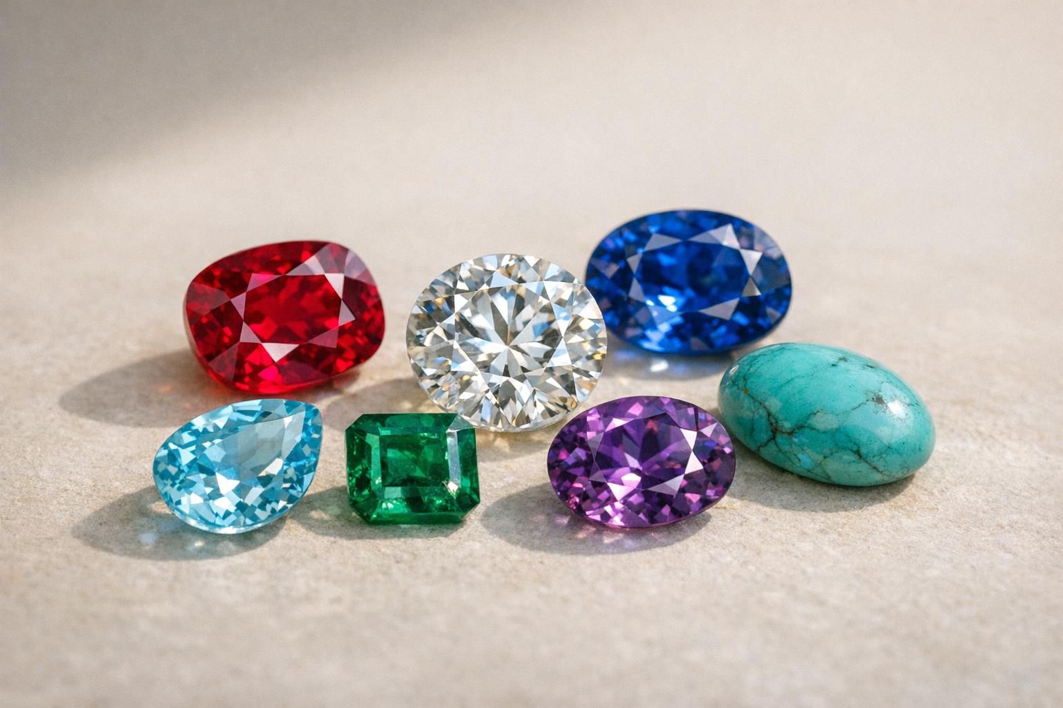 découvrez les principales pierres précieuses et semi-précieuses utilisées en joaillerie, leurs caractéristiques et leur symbolique.