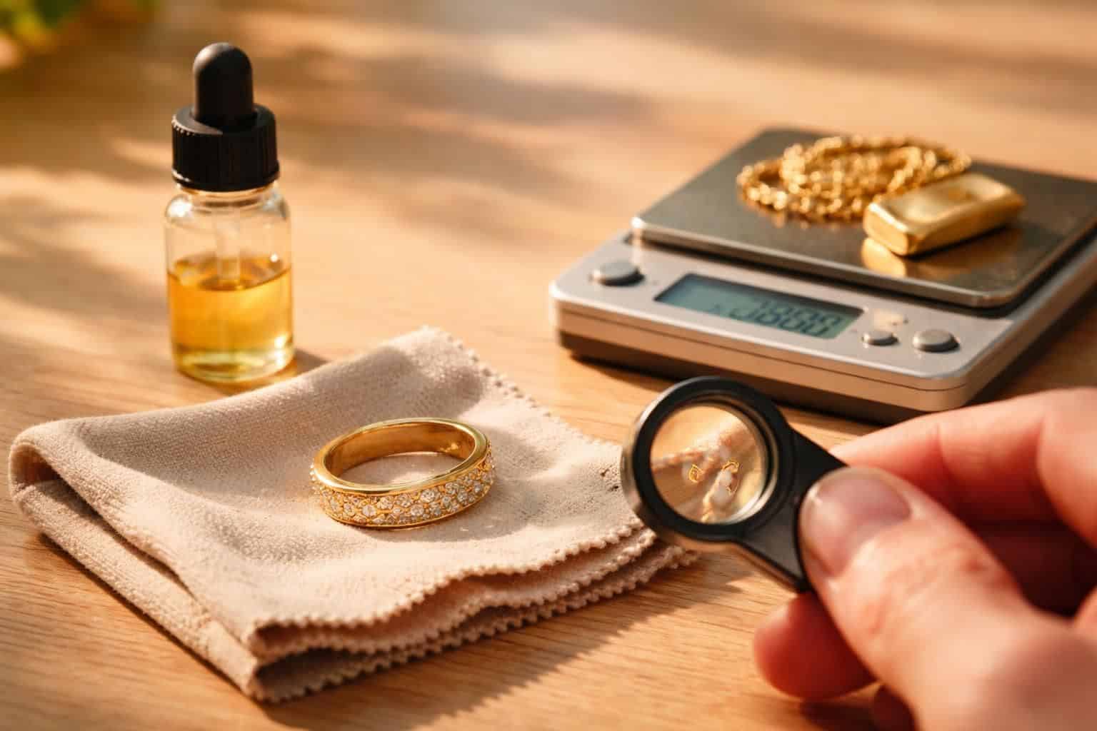 découvrez comment identifier un bijou en or grâce à des astuces simples et efficaces pour distinguer l'or authentique des autres métaux.
