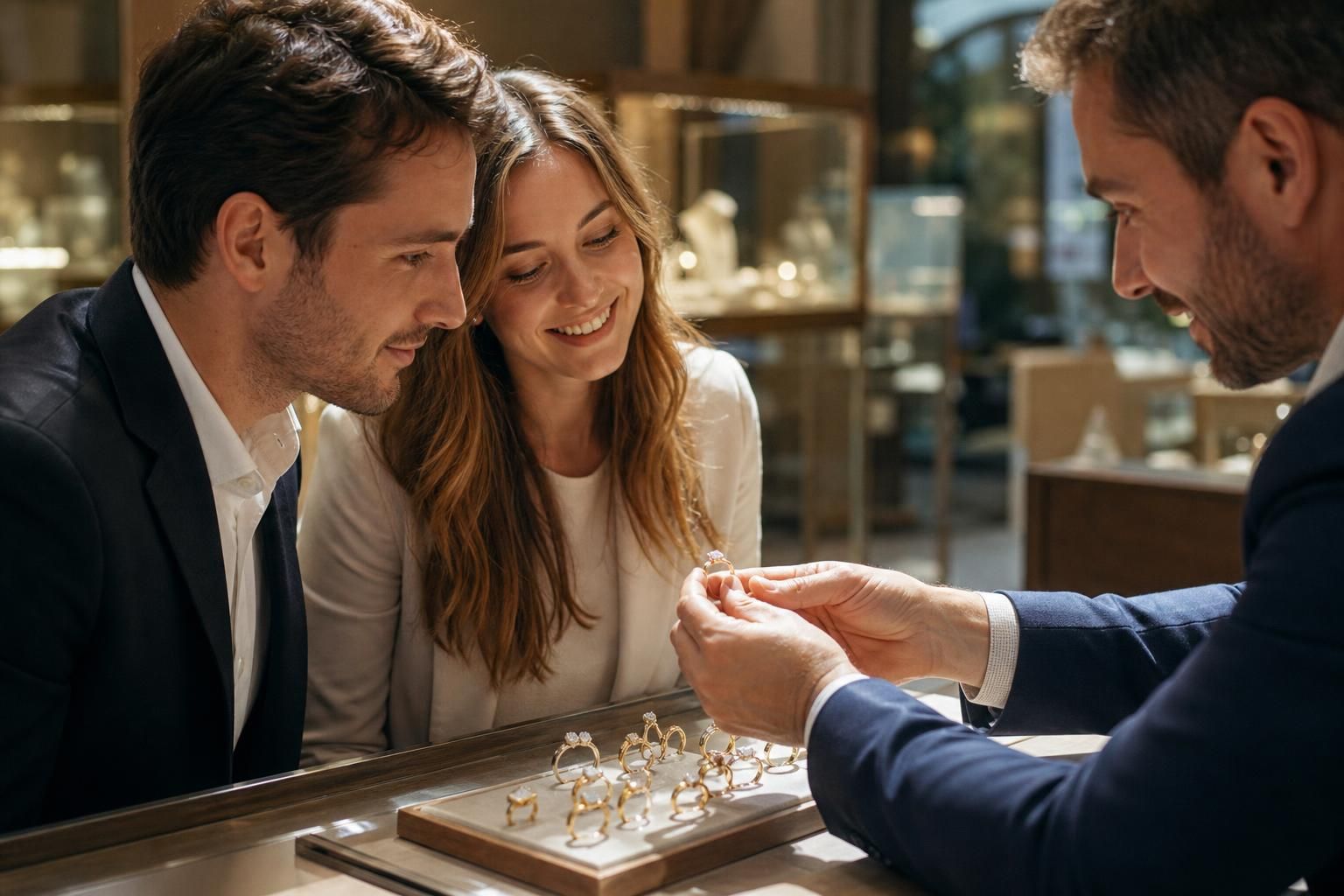 découvrez les questions essentielles à poser à un bijoutier avant d'offrir une bague de demande en mariage, pour choisir le bijou parfait qui symbolisera votre engagement.